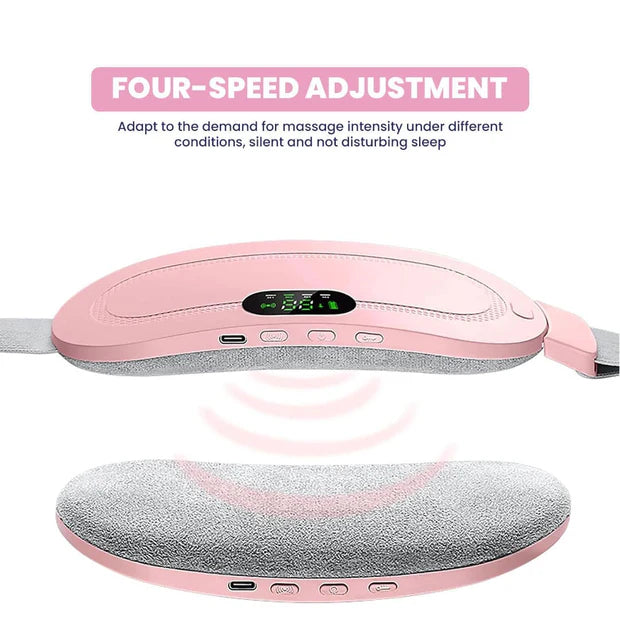 Portable Heating Pad for Period Cramps Relief with Heat & Massage
