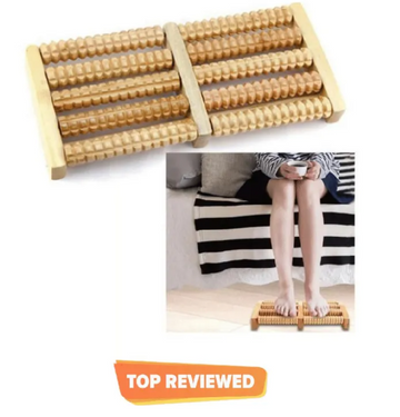 Traditional Foot Massager Wooden Roller Massager Without The Need Electricity Massage Relaxation