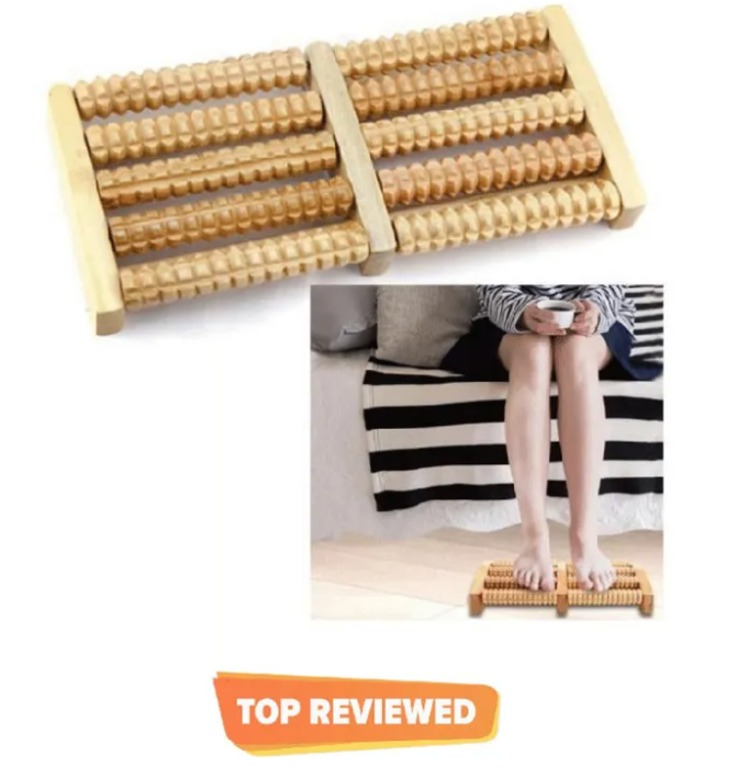 Traditional Foot Massager Wooden Roller Massager Without The Need Electricity Massage Relaxation