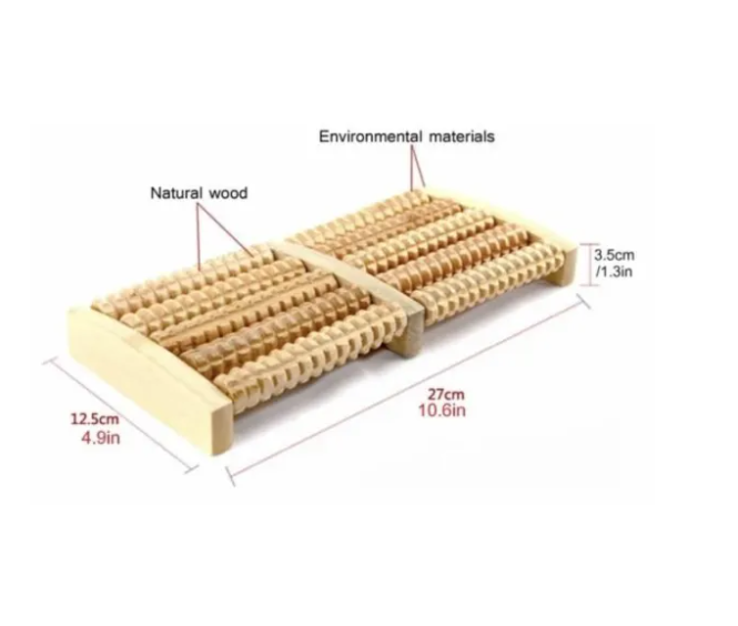 Traditional Foot Massager Wooden Roller Massager Without The Need Electricity Massage Relaxation