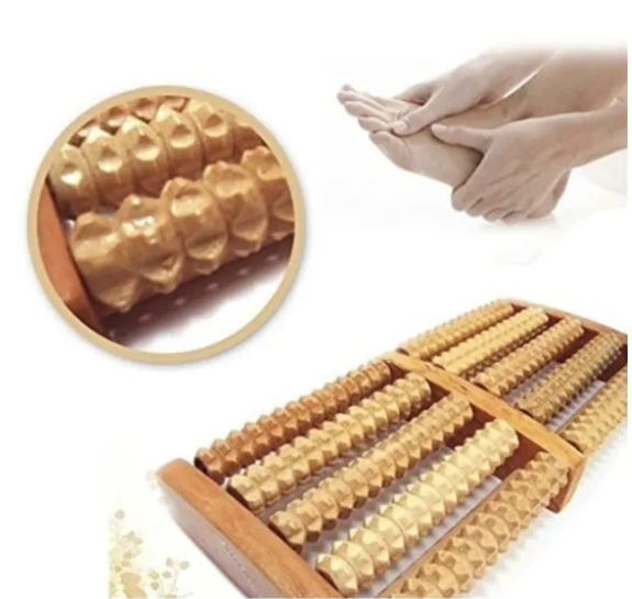 Traditional Foot Massager Wooden Roller Massager Without The Need Electricity Massage Relaxation